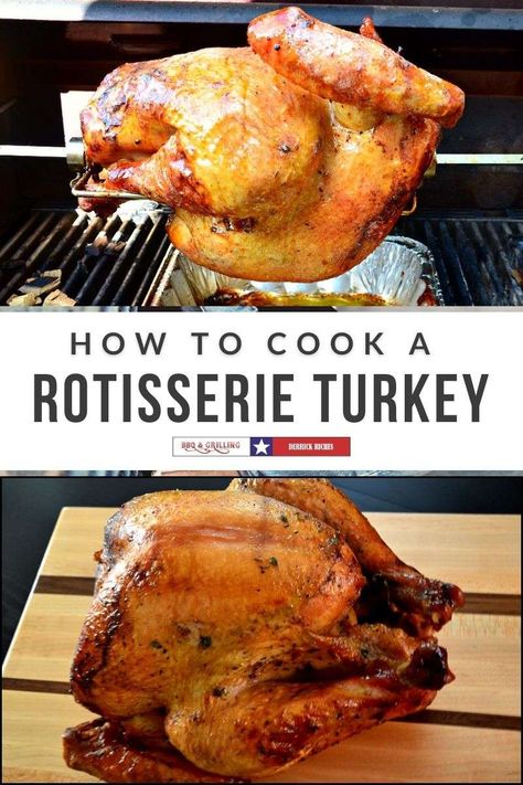 Rotisserie Turkey Thanksgiving, Rotisserie Turkey On The Grill, Rotisserie Turkey Recipes, Rotisserie Turkey Breast Recipes, Showtime Rotisserie Recipes, Quick Turkey Brine, Rotisserie Turkey Breast, Rotisserie Recipes, Gluten Free Weight Watchers