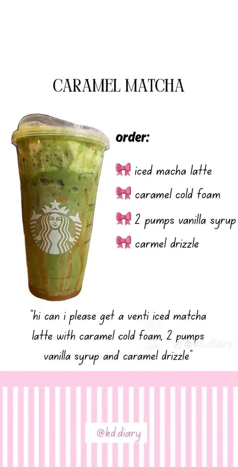 Matcha Starbucks Drinks Order Caramel, Iced Matcha Starbucks Order, Matcha From Starbucks, Matcha Drinks At Starbucks, Matcha Latte Starbucks Order, Boba Starbucks, Starbucks Matcha Order, Starbucks Drinks Matcha, Matcha Starbucks Drinks Order