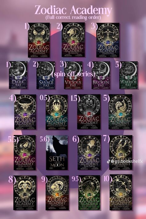 Zodiac Book Series, Zodiac Academy Book Series, Zodiac Academy Series, Shadow Princess Zodiac Academy, Zodiac Academy Map, Zodiac Academy Reading Order, The Last Letter Rebecca Yarros Aesthetic, Zodiac Academy Wallpaper, Book Genres List