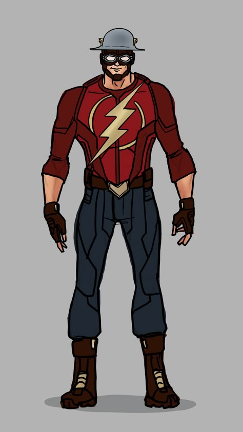 Jay Garrick Redesign, Speedster Superhero, Batman And Robin Cartoon, Dc Redesign, Dc Speedsters, Jay Garrick, Alan Scott, Flash Family, Flash Costume