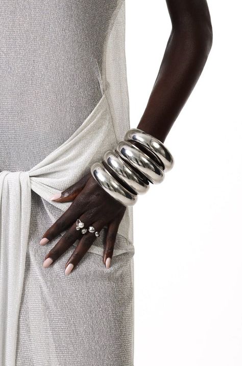 Silver Bangles x1 – Khanum's Silver Bangle Stack, Silver Chunky Jewellery, Big Bangles, Chunky Bangles, Long Jacket Dresses, Chunky Silver Jewellery, Bridal Maxi Dress, Bangle Stack, Chunky Jewellery