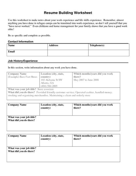 https://images.search.yahoo.com/images/view Resume Worksheet, Resume Form, High School Resume Template, High School Jobs, Aba Activities, Resume Outline, Writing A Resume, Functional Resume Template, Teacher Job