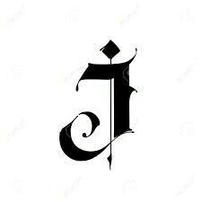 J Gothic Letter, J Drawing Letter, J Tattoo Design, Letter J Drawing, J Font Letter, Letra J Aesthetic, J Aesthetic Letter, J Letter Tattoo Design, Ej Logo