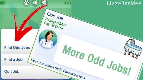 Sims 4 Patreon, Quitting Job, List Of Skills, Odd Jobs, Changing Jobs, Cat Training, Pet Training, Sims Mods, Sims 4 Mods