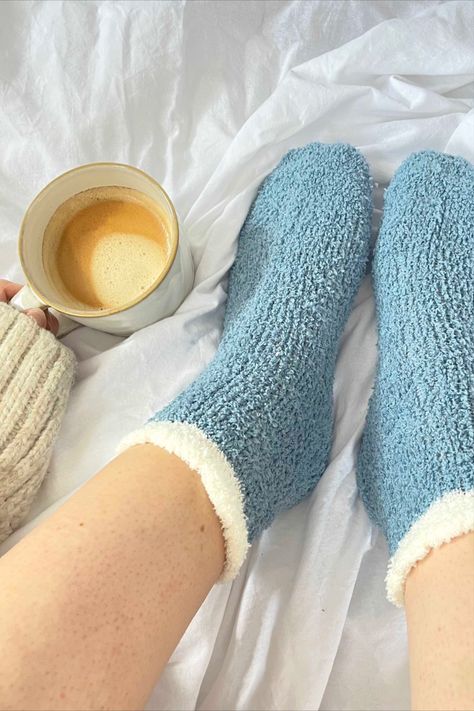 The Art of Sending "Thinking of You" Gifts - Long distance gifts to send to friends Always In My Thoughts, Cosy Socks, Virtual Hug, Cosy Night In, Fluffy Socks, Blue Charm, Genuine Smile, Dusky Blue, Daily Grind