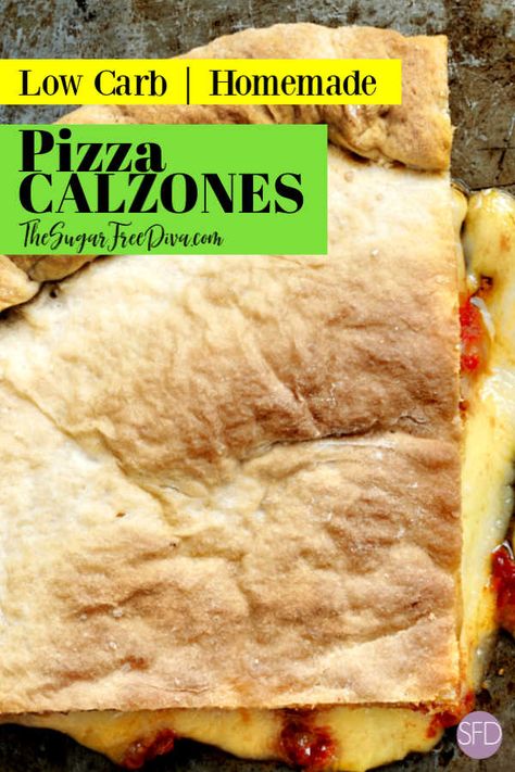 Low Carb Pizza Calzones #lowcarb #keto #fathead #pizza #recipe #glutenfree #recipe Keto Fathead Pizza, Keto Calzone, Pizza Calzones, Fathead Pizza, Dinner Recipes Healthy Low Carb, Low Carb Soup Recipes, Low Carb Biscuit, Calzone Pizza, Low Carb Muffins