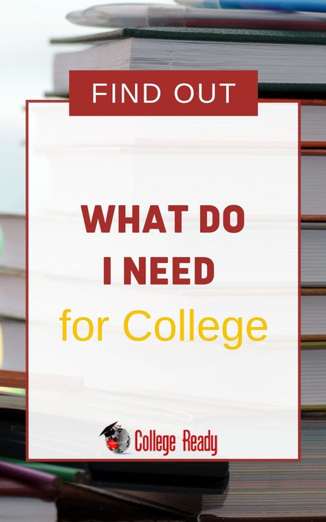 Asking what do I need for college? Find what you need to know to get ready for college here. College Ready helps find what you need for college and how to apply for college. Make college preparation for high schoolers easier. How To Apply For College, Getting Ready For College, Get Ready For College, Apply To College, College Entrance Essay, Classification Essay, Essay Starters, Ready For College, Essay Conclusion