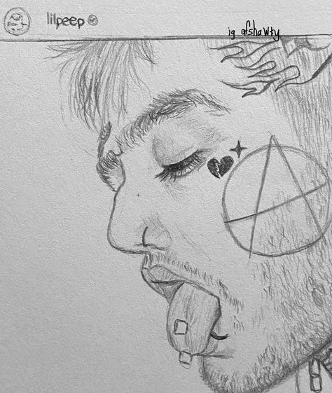 Lil Tracy Drawing, Lil Peep Doodles, Lil Peep Drawing Easy, Lil Peep Art Drawing, Lil Peep Painting Ideas, Lil Peep Castles, Lil Peep Drawing Ideas, Lil Peep Drawing, Peep Drawing