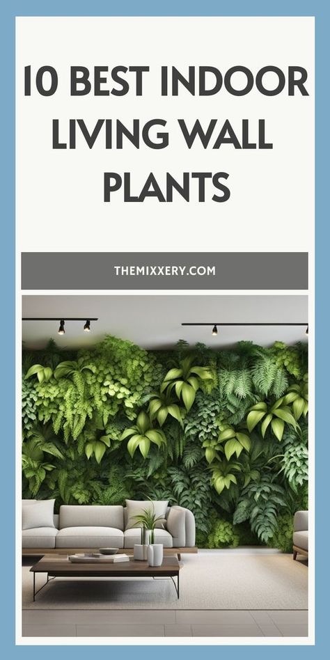 Transform your rooms into a lush, green oasis with the best indoor living wall plants. Get inspired with DIY ideas for creating beautiful hanging gardens that enhance your indoor decor. Perfect for adding a vibrant touch to any indoor space, these plants are ideal for those looking to bring a bit of nature indoors. Indoor Living Plant Wall, Green Wall Plants Indoor, Live Plant Wall Indoors, Vertical Garden Wall Indoor Living Room, Living Wall Ideas Indoor, Wall Of Plants Indoor, Indoor Plant Wall Ideas, Living Plant Wall Indoors, Diy Living Wall Indoor