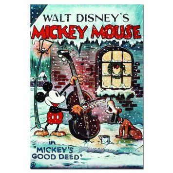 Educa - 1,000 Pieces Jigsaw Puzzle - Mickey Mouse : Mickey's good Deed Vintage Disney Posters, Old Posters, Disney Movie Posters, Animation Disney, Walt Disney Mickey Mouse, Images Disney, Disney Posters, Disney Vintage, Film Disney