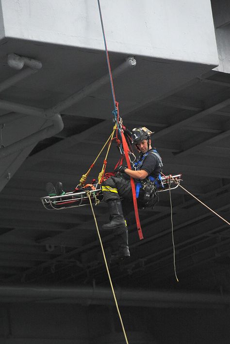 FDNY Appreciation Weekend at the Intrepid Museum and Bless… | Flickr Firefighter Equipment, Fdny Firefighters, Oil Rig Jobs, Firefighter Paramedic, Water Well Drilling, Wildland Fire, Water Rescue, Safety Work, Rescue Team