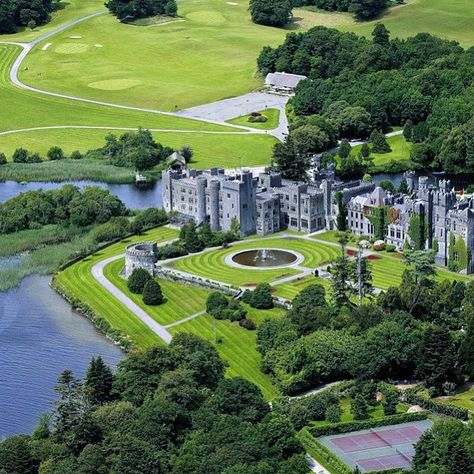 “Ashford castle hotel  Photo: @hotelsandresorts  #ashford #castle #hotel #resort #mansion #estate #penthouse” Castle Hotels In Ireland, Bodiam Castle, Ashford Castle, Stay In A Castle, Chateau Hotel, Castle Mansion, European Castles, Castle Hotel, Castle House