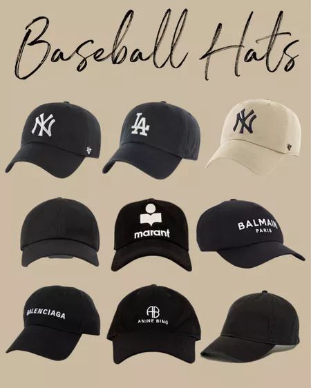 Kat Jamieson, Casual Hats, Hats Baseball Caps, Hats Baseball, Balmain Paris, Womens Baseball Cap, Casual Hat, Anine Bing, Caps For Women