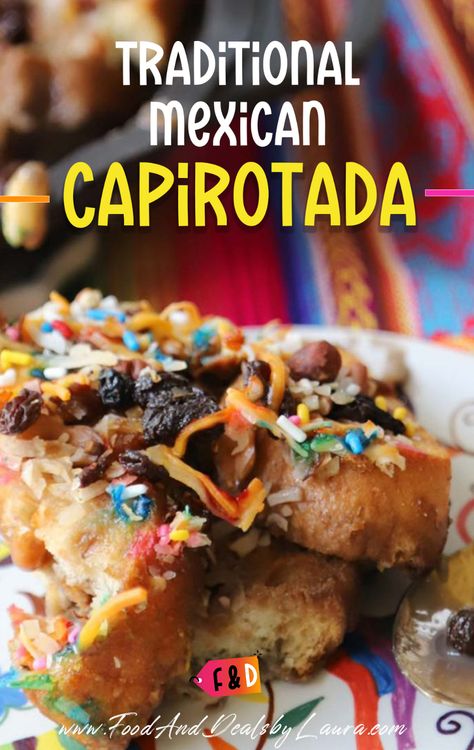 Receta en español: 
Recipe in english: https://foodanddealsbylaura.com/authentic-capirotada-traditional-mexican-recipes-for-lent/ Traditional Capirotada Recipe, Mexican Pudding, Capirotada Recipe, Traditional Mexican Recipes, Recipes For Lent, Mexican Cuisine Recipes, Mexican Bread Pudding, Traditional Mexican Desserts, Lent Season