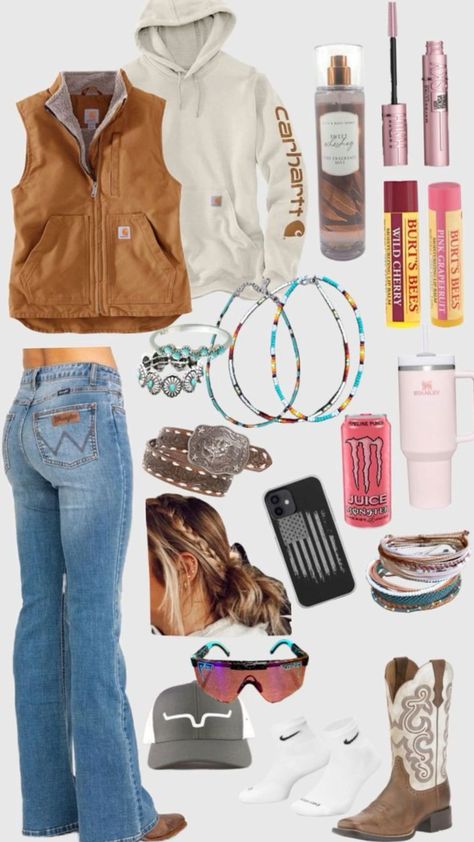 Cute Western Outfits, Country Outfits Women, Casual Country Outfits, Southern Outfits, Country Style Outfits, Western Wear Outfits, Cute Country Outfits, Looks Country, Estilo Country