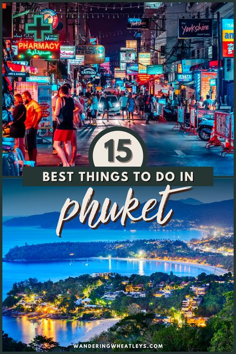 15 Best Things to Do in Phuket Thailand | places in Phuket | Thailand travel | activities in Phuket | attractions in Phuket | landmarks in Phuket | sights in Phuket | beaches in Phuket | where to eat in Phuket | temples in Phuket | Thailand temples | where to shop in Phuket | what to do in Phuket | diving in Phuket | places in Thailand | Phuket things to do | places to visit in Thailand | things to do in Thailand | attractions in Thailand | landmarks in Thailand | Asia travel | #Phuket #Thailand Phuket Temples, Puckett Thailand, Thailand Attractions, Phuket Activities, Best Beaches In Phuket, Thailand Temples, Phuket Thailand Travel, Places In Thailand, Places To Visit In Thailand