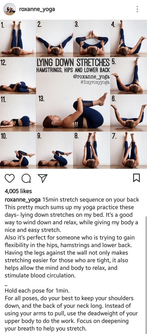 Laying Down Stretches Yoga Routine For Beginners, 20 Minute Yoga, Bikram Yoga, Yoga Help, Yoga Is, Yoga Postures, Fit Board Workouts, Yoga Stretches, Yoga Sequences