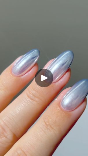 19K views · 425 reactions | 🌬️🌊 grayish blue ombre nails as crisp as the fall air 🌧️ *products used are linked on my amzn in the bio _____*affiliate #fallnails #chromenails #ombrenails  #bluenails #nails #nailinspo #nailtutorials #diynails white blue gray gradient nails, almond nails, simple classy autumn #nailsofinstagram #nailsonfleek #nailsnailsnails #nailsoftheday | Heygreatnails | Lady Gaga · Die With A Smile Gradient Nails Almond, Almond Nails Simple, Classy Autumn, Blue Ombre Nails, Gray Gradient, Grayish Blue, Nails Almond, Nails Simple, Greyish Blue