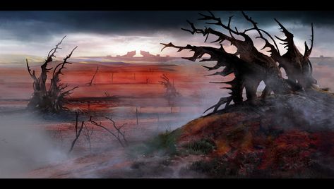 Dark Landscape, Gates Of Hell, Heroic Fantasy, Fiction Idea, Dnd Campaign, Record Of Ragnarok, Location Inspiration, Southern Region, Fantasy Pictures