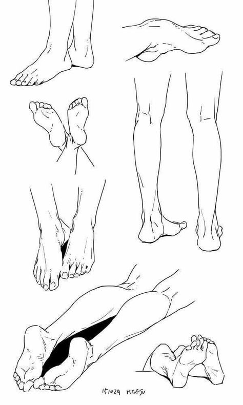 Leg Reference, Feet Drawing, Male Figure Drawing, Drawing Legs, Human Anatomy Drawing, Human Figure Drawing, Anatomy Sketches, Body Reference Drawing, 캐릭터 드로잉