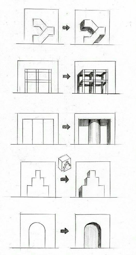 Architecture Drawing Sketchbooks, Perspective Drawing Architecture, Architecture Drawing Plan, Desain Buklet, Perspective Drawing Lessons, Interior Architecture Drawing, Architecture Sketchbook, Interior Design Sketches, Architecture Design Sketch