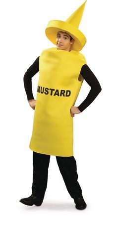 Rubie's Men's Mustard Costume Yellow Medium Bottle Costume, Best Couples Costumes, Star Trek Show, Party Expert, Funny Costumes, Mens Halloween Costumes, Dress Halloween Costume, Adult Halloween Costumes, Halloween Party Costumes