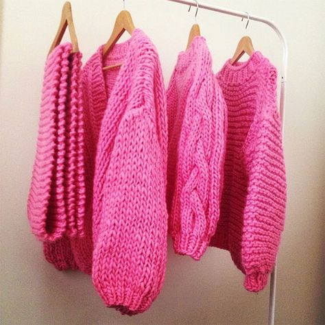 {arts & crafts | at the shops : i love mr mittens} I Love Mr Mittens, Mr Mittens, Knitted Wit, Pink Love, Knit Outfit, Knitting Inspiration, Pink Sweater, Knit Scarf, Pink Fashion