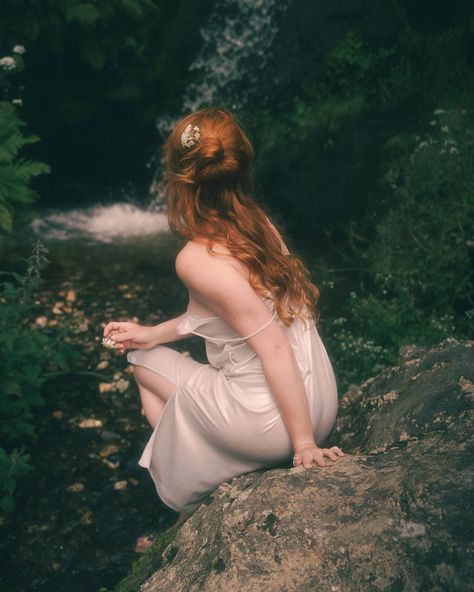 Woman of Water 🧜‍♀️ 🧚🏻 Powerful enough to drown you, soft enough to cleanse you, deep enough to save you… Some of my favourite places on the Island are around water ✨ 🌊 #isleofman #nymphs #faeriemagazine #enchantedkingdom #iomstory #magicalwild #magickingdom #isleofmanaesthetic Nymphs Costume, Sea Nymph Aesthetic, Freshwater Mermaid, Wild Photoshoot, Greek Nymph, Greek Monsters, Straight Eyebrows, Man Aesthetic, Water Nymph