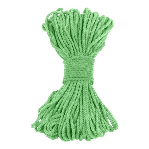 PRICES MAY VARY. 【Size】 The cotton rope twisted by 4 strands is 5mm in diameter and 20m long, the rope is thick and strong, perfect for your craft projects. 【Material】 Made of natural cotton, soft and comfortable to the touch, no smell, no waste or recycled fabrics, biodegradable, safe and environmentally friendly. 【Easy to Use】 Our macrame rope is of uniform thickness, easy to knot and untie, and the ends can be quickly unraveled to create a tassel, perfect for beginners and crafters of all levels. 【Rich Colors】 The craft rope is available in 39 colors to meet your different needs, making your macrame projects colorful and eye-catching. 【Multipurpose】 Suitable for dream catchers, plant hangers, wall hangings, macrame feathers, lampshades, coasters, decorative vases, wedding decorations, g