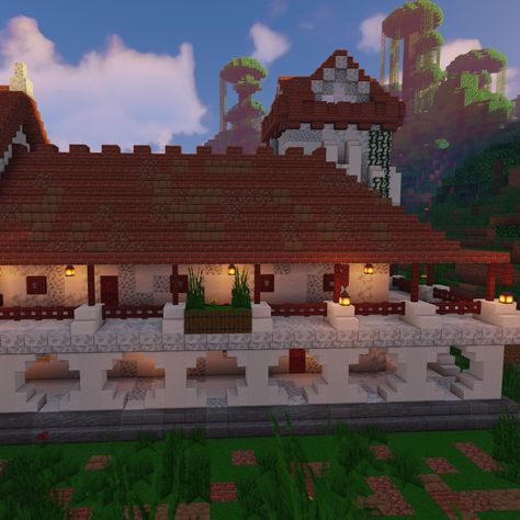 Hacienda built in minecraft #minecraft #minecraftbuilds #minecraftbuild #minecraftbuildings #minecraftsurvival #minecraftsurvivalhouse #minecrafthouse #minecraftspanishvilla #minecraftideas #minecraftdaily #minecraftjunglehouse #minecrafttropical #download #minecraftestate #latinamerica Minecraft Building Enchanting Room, Minecraft Hacienda, Minecraft Medieval Enchanting Room, All Enchantments In Minecraft, Minecraft Weaponsmith Interior, Spanish Villa, Minecraft Survival, Minecraft Buildings, Minecraft Houses