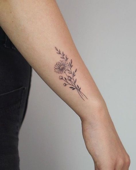 Side Wrist Floral Tattoo, Flower Tattoos For Women Forearm, Upper Arm Flower Tattoos For Women, Outer Wrist Tattoos For Women, Forearm Flower Tattoo Women, Forarm Tattoos Woman, Just Breathe Tattoos For Women, Flower Tattoo Forearm, Flower Tattoo On Forearm