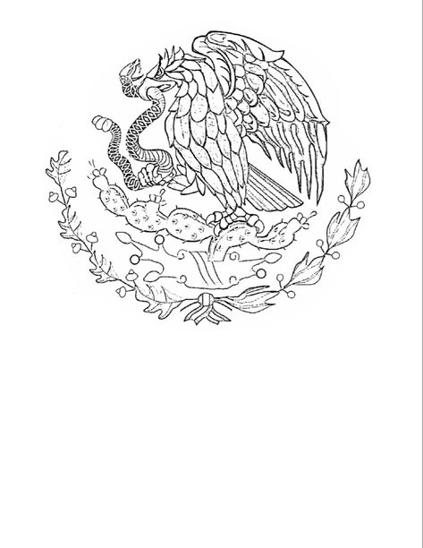 Mexican Eagle Tattoo For Women, Mexican Roots Tattoo, Mexican American Flag Tattoos, Hecho En Mexico Tattoo Ideas, Mexico Flag Tattoo, Mexican Flag Drawing, Mexican Eagle Tattoo, Mexican Flag Eagle, Chalino Sanchez