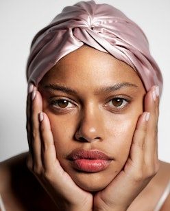 The Silk Bonnet Is More Than Just A TikTok Hair Trend – Here's Why Silk Turban, Marcel Waves, Enhance Beauty, Tiktok Hair, Night Hairstyles, Silk Bonnet, Black Actresses, Female Founders, Beauty Sleep