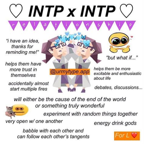 Intp Intp Relationship, Entp X Intp Mbti Ship, Entp X Intp Relationship, Intp X Intj, Intp Type, Intp 5w4, Intp Relationships, Accurate Personality Test, Thanks For Reminding Me