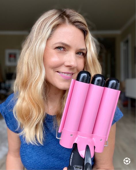 Waver Curling Iron, Big Waves Hair, Hair Curler Wand, Hair Curling Wand, Easy Curly Hair, Hair Tool Set, Curling Wand Set, Hair Crimper, Hair Waver