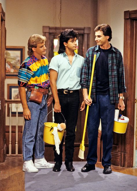 Full House Season 1, Danny Tanner, 80s Fashion Men, Uncle Jesse, Bob Saget, True Confessions, 80s Men, John Stamos, Fuller House