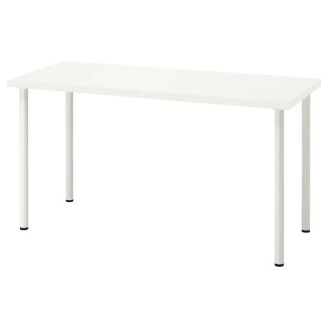 Modular Office, Drawing Table, Simple Desk, Ikea Family, Office Workspace, White Desks, Home Upgrades, Office Table, Table Bar