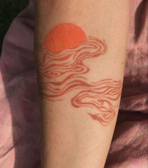 Swirly Tattoo, Brown Tattoo Ink, Trippy Tattoo, Abstract Tattoo Ideas, Cuff Tattoo, Remembrance Tattoos, Hip Tattoos Women, Fire Tattoo, Hand Poked Tattoo