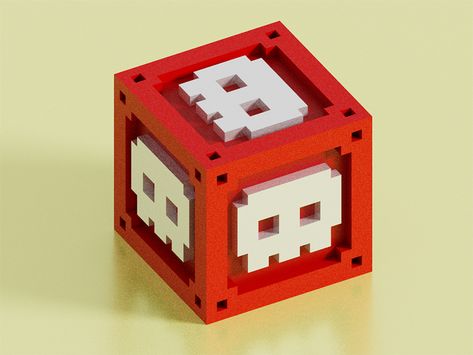 Minecraft Images, Cube Games, Minecraft Blocks, 3d Pixel, 3d Cube, Isometric Art, Isometric Design, Cube Design, Blender 3d