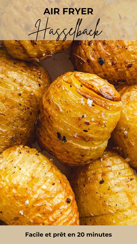 Pommes de terre hasselback air Fryer Air Fryer Ninja, Tefal Air Fryer, Air Fryers, Cake Factory, Air Fryer Recipes, Air Fryer, Grilling, Food And Drink