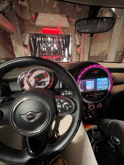 Wrapped Mini Cooper, Mini Cooper Interior, Mini Cooper Convertible, Mini Cooper Classic, Girls Driving, Tiny Cars, First Cars, Mini Cooper Countryman, Cooper Countryman