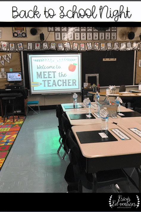 Curriculum Night, Meet The Teacher Night, Farmhouse Classroom, School Open House, Classroom Goals, Meet The Teacher Template, First Week Of School Ideas, Classroom Makeover, Teacher Templates