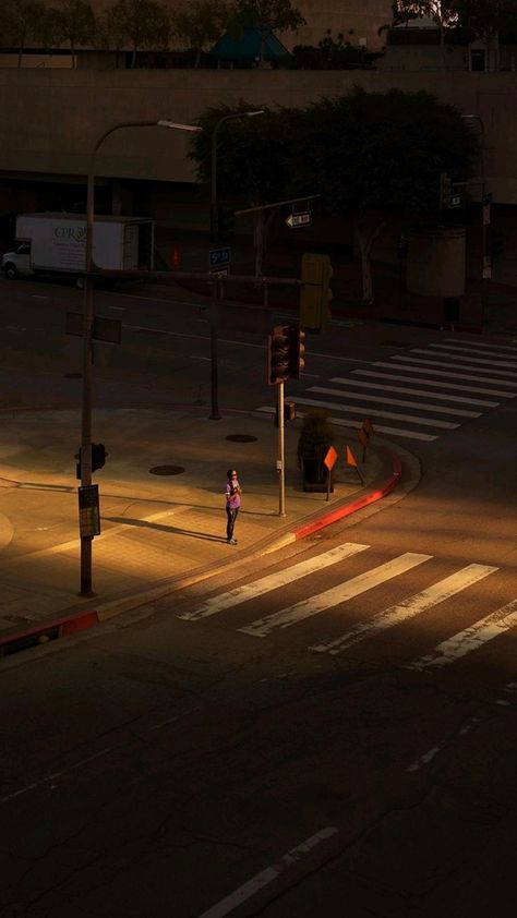 Places And Space Photography, Crosswalk Aesthetic, Crossroads Aesthetic, City Cinematography, Cinematography Wallpaper, Cinematic Photography Cinematography, Roads Photography, Road Aesthetic, Building Lighting