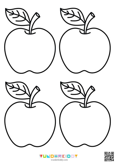 Basket Of Apples Painting, Apples Template Free Printable, Apple Stencils Free Printable, Free Apple Printables For Preschool, Apple Pattern Printable, Apple Template Free Printable, Apple Coloring Page Free Printable, Leaf Patterns Printable, Dan Jabuka