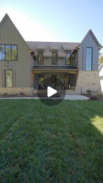 136 likes, 7 comments - pikeproperties on October 14, 2024: "Our most asked-about exterior paint color combo: @sherwinwilliams Grizzle Gray siding with Iron Ore shutters 🌲 featuring Sully 🐶 #pikeproperties • • ⚒️ @pikeproperties 🎥 @skyvisionsusa". Grizzle Gray Exterior, Iron Ore Shutters, Grizzle Gray, Gray Siding, Paint Color Combos, Grey Siding, Gray Exterior, Exterior Paint Color, Grey Exterior