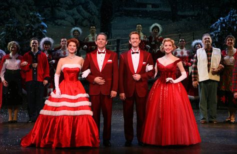 White Christmas. Adorable show :) White Christmas Movie, Broadway Costumes, Holiday Outfits Christmas, Holiday Outfits Women, Christmas Musical, Christmas Shows, Cultural Celebration, Stage Costume, Broadway Musical