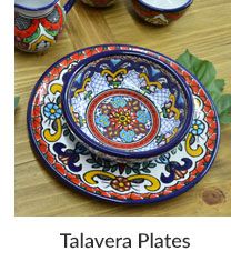 Talavera Plates Raining Flowers, Mexican Plates, Talavera Design, Ceramic Dessert, Talavera Pottery, No Rain No Flowers, Mexican Talavera, Mexican Designs, Mexican Pottery