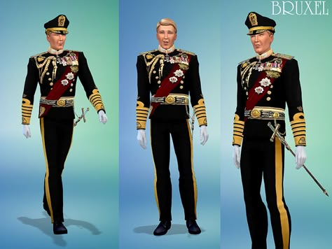 Ceremonial King Outfit -bruxel Royal Cc Sims 4 Men, Prince Cc Sims 4, Sims 4 King Cc, Cc Men, Alpha Sims, Sims 4 Male, Mods Sims 4, Cc Shopping, Royal Clothes