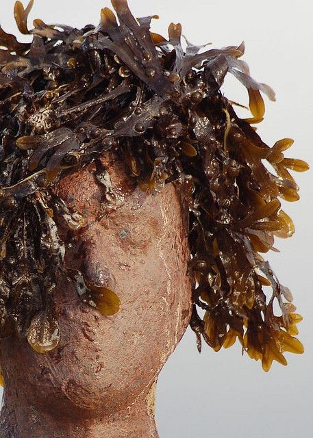 Seaweed hair Seaweed Crown, Seaweed Fashion, Seaweed Hair, Seaweed Aesthetic, Ocean Design, Crown, Hair