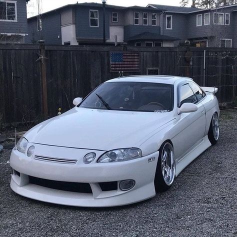 Sc400 Modified, White Lexus, Toyota Soarer, Car Iphone Wallpaper, Stance Cars, Pimped Out Cars, Best Jdm Cars, Lexus Cars, Car Inspiration